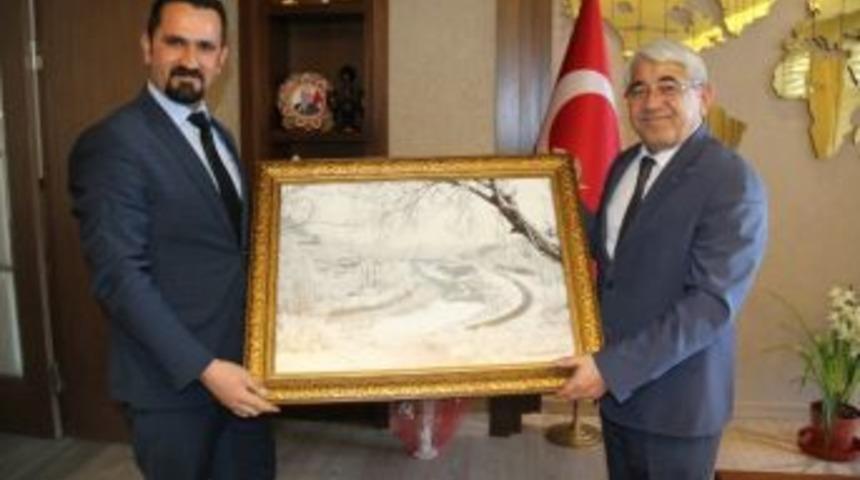 Başkan Kara&ccedil;anta&rsquo;ya Anlamlı Hediye