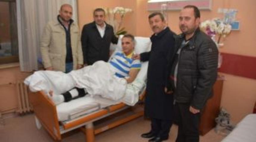 Başkan Karabacak Tan Ge&ccedil;miş Olsun Ziyareti