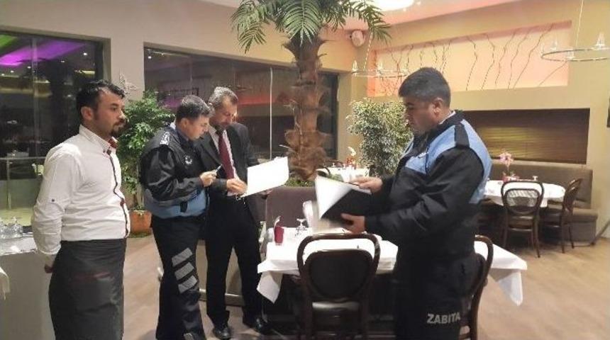 Alaşehir&rsquo;de Yılbaşı Denetimi