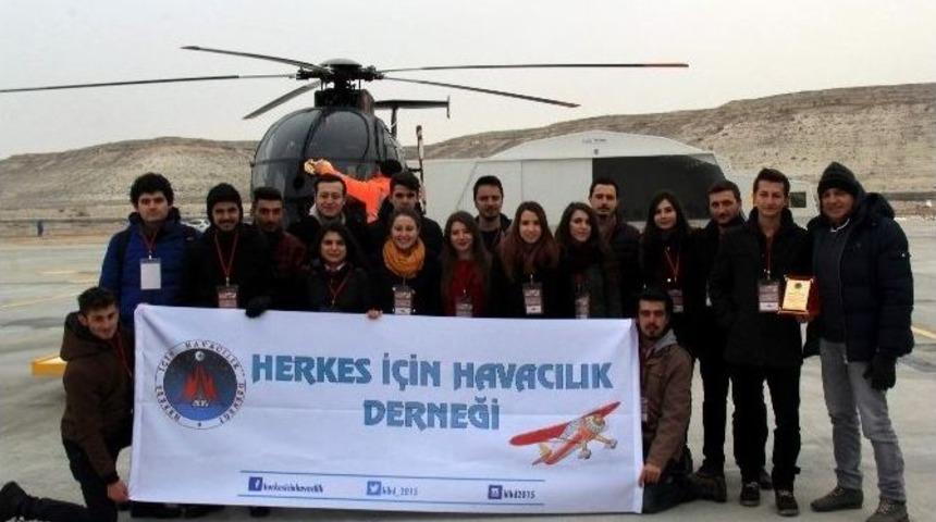 (&ouml;zel Haber) Eskişehirli &Ouml;ğrenciler U&ccedil;manın Heyecanını Yaşadı