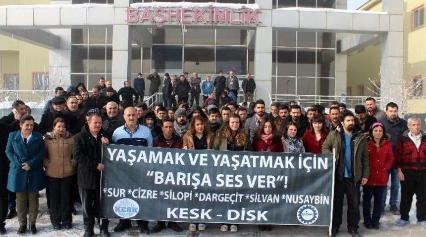 Sağlık&ccedil;ılardan İş Bırakma Eylemi