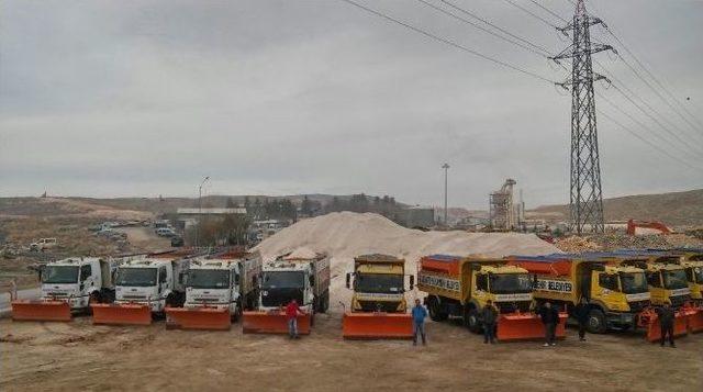 Gaziantep’te Karla Mücadele Ekibi Hazır