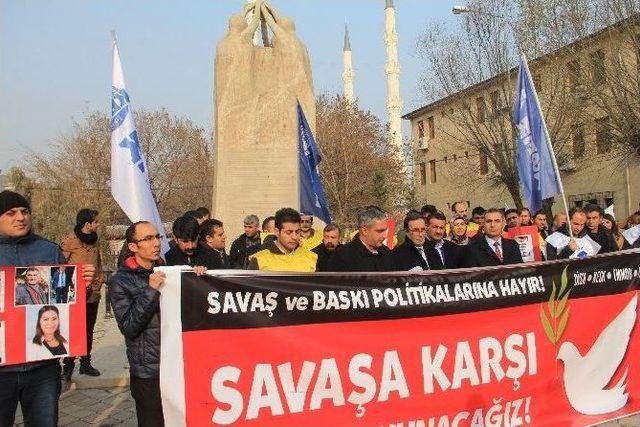 Iğdır’da Sokağa Çıkma Yasağı Protesto Edildi