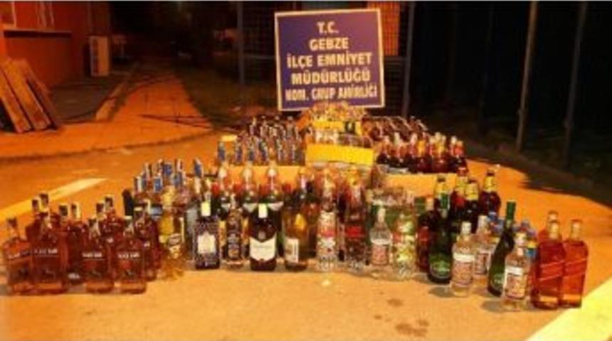 Gebze’de Yılbaşı Öncesi Sahte İçki Operasyonu