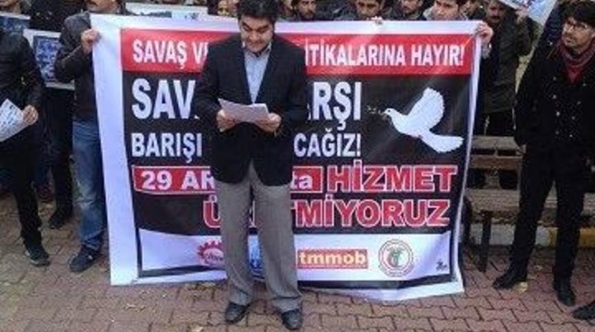Viranşehir&rsquo;de Sendikalar Eylem Yaptı