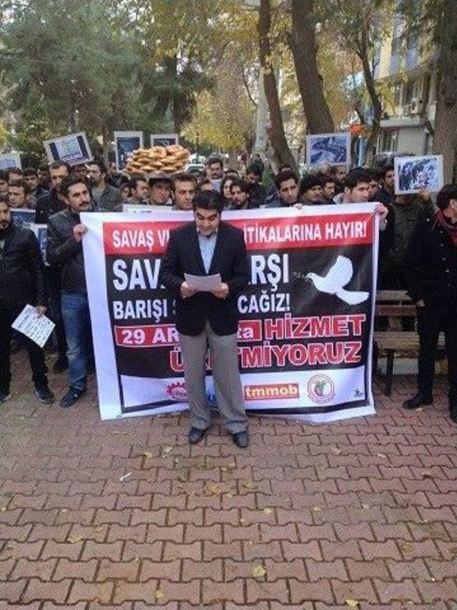 Viranşehir’de Sendikalar Eylem Yaptı