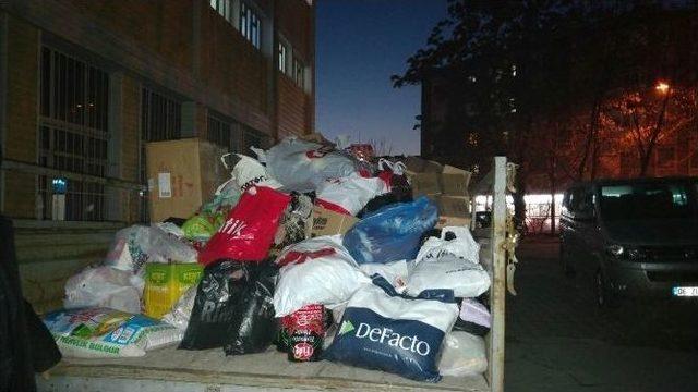 Yozgat Anadolu Lisesi Öğrencilerinden Bayırbucak Türkmenlerine Yardım