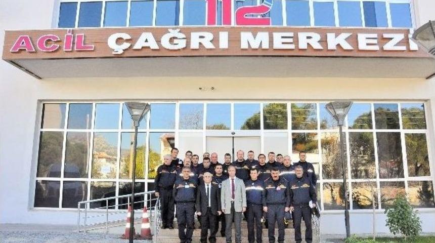 İtfaiye&rsquo;den 112 Acil &Ccedil;ağrı Merkezine Ziyaret