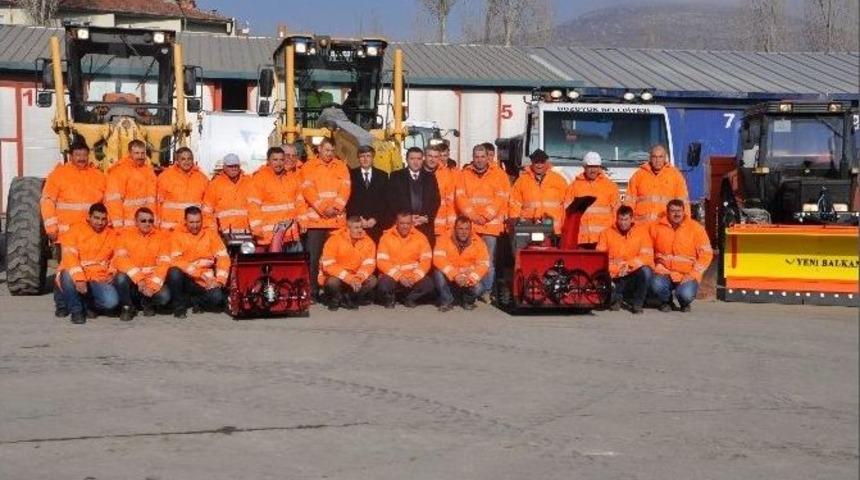 Boz&uuml;y&uuml;k Belediyesi Kışa Hazır