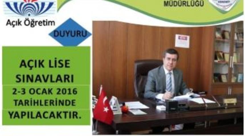 A&ccedil;ık Ortaokul Ve Lise &Ouml;ğrencileri Dikkat