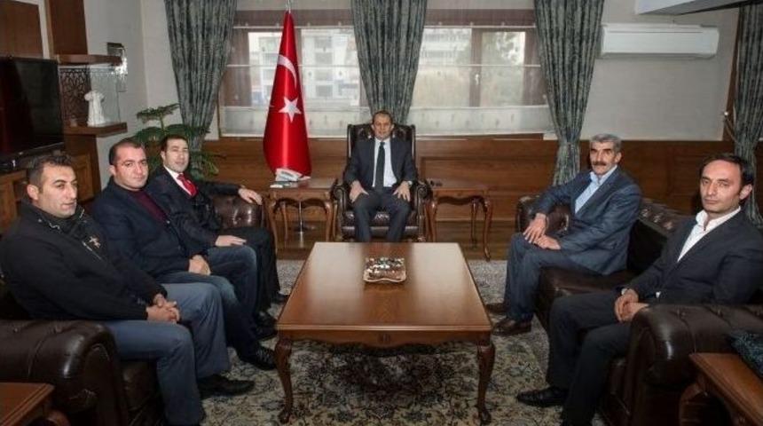 Koruculardan Vali Taşyapan&rsquo;a Ziyaret