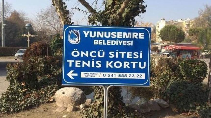 Yunusemre Tenis Kursu Başlatıyor