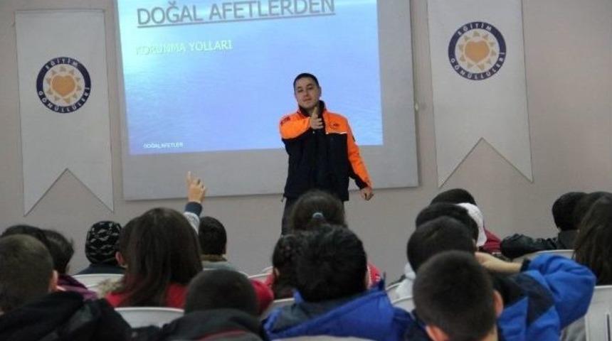 Van&rsquo;da Temel Afet Bilinci Eğitimi