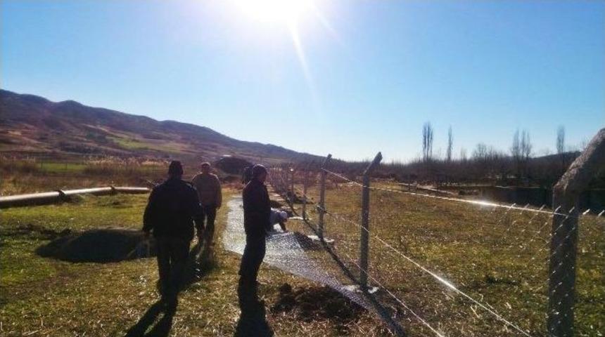 Arıtma Tesisi &Ccedil;evresine Tel &Ouml;rg&uuml; &Ccedil;ekildi