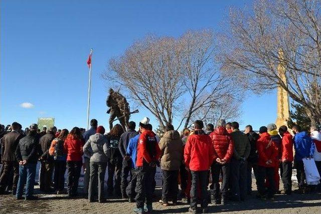 Edirneli Dağcılar Allahukber Dağları’nda Şehitleri Andı