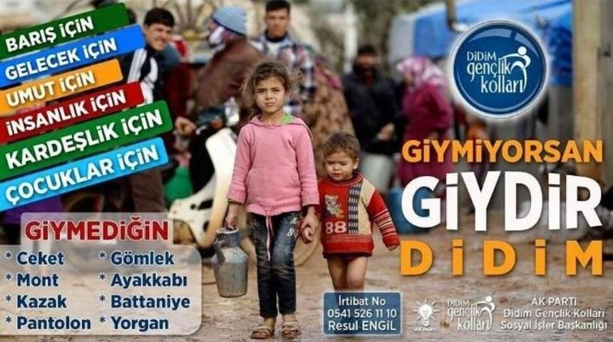 Ak Parti&rsquo;li Gen&ccedil;lerden &ldquo;giymiyorsan Giydir Didim&rdquo; Kampanyası