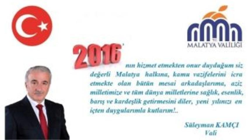 Vali Kam&ccedil;ı&rsquo;nın Yeni Yıl Kutlama Mesajı