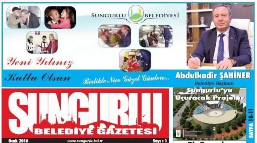 Sungurlu Belediye Gazetesinin İlk Sayısı &Ccedil;ıktı