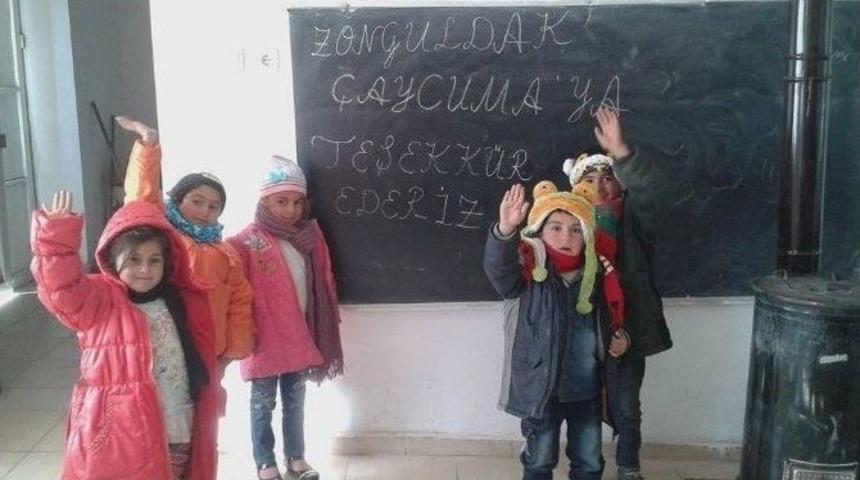 Mardin&rsquo;li &Ouml;ğrenciler &Ccedil;aycuma Halkına Teşekk&uuml;r Ettiler