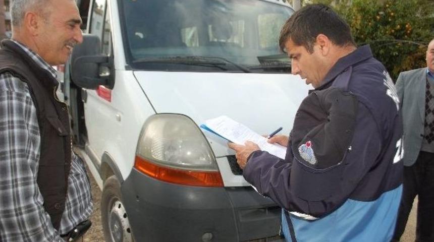 Manavgat&rsquo;ta &Ouml;ğrenci Servislerine Denetim