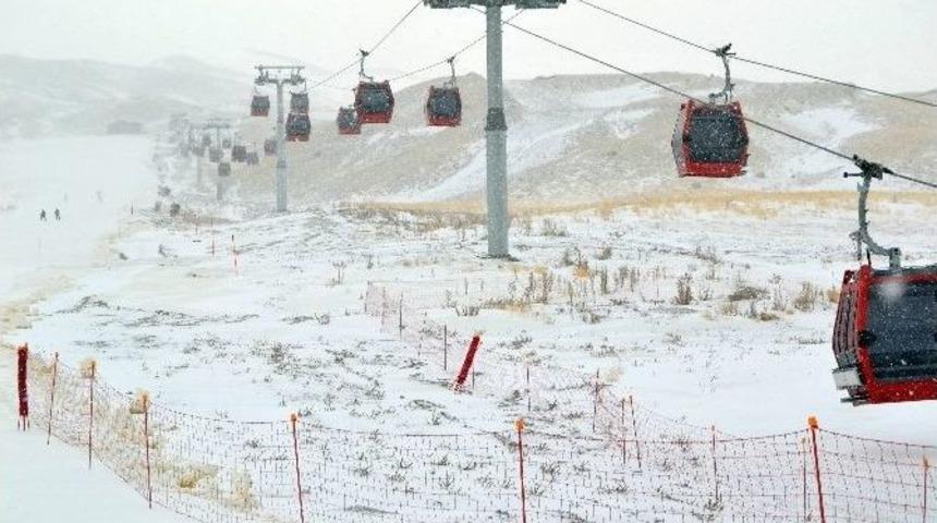 Erciyes Kayak Merkezinde Yılbaşı Dolu Geçecek
