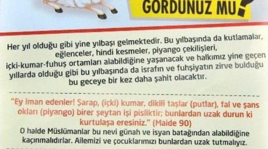 Yılbaşı Kutlamasına Broş&uuml;rl&uuml; Tepki