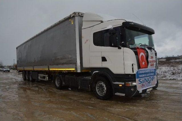 Sinop’tan Bayırbucak Türkmenlerine Yardım