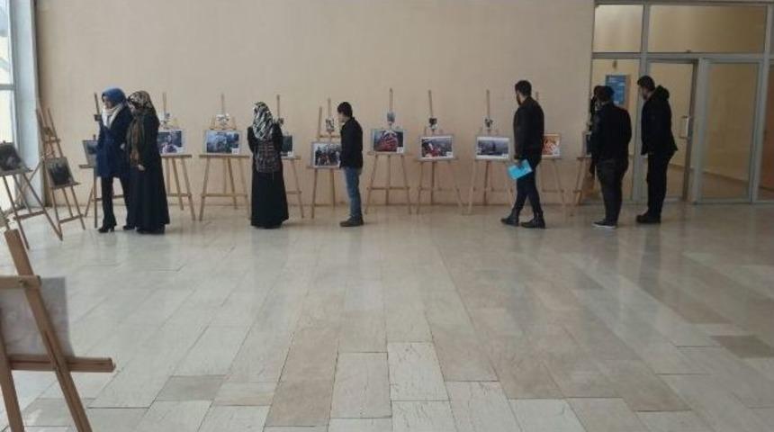 Muş&rsquo;ta &lsquo;yery&uuml;z&uuml; Mazlumları&rsquo; Resim Sergisi&rlm;