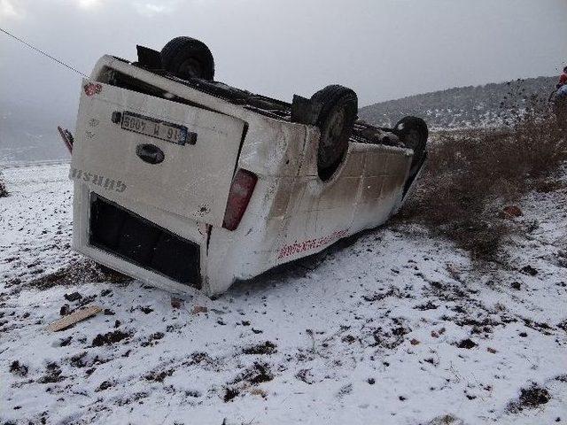 Gölpazarı’nda Trafik Kazası, 1 Yaralı