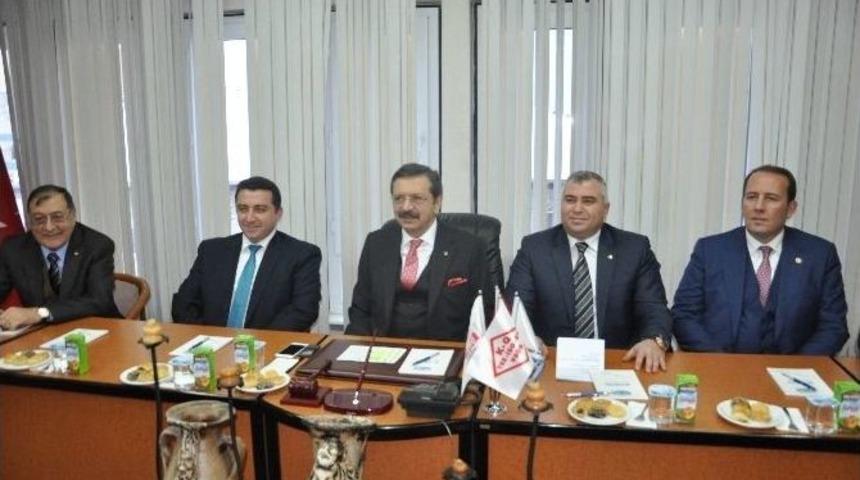 Tobb Başkanı Hisarcıkoğlu Boz&uuml;y&uuml;k&rsquo;te