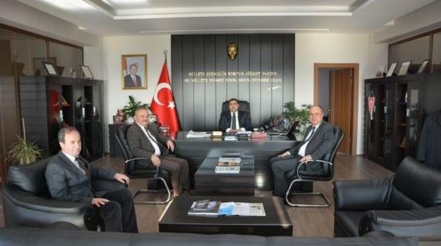 Teski Genel M&uuml;d&uuml;r&uuml; Dr. Başa&rsquo;dan Kaymakam Kızıltoprak&rsquo;a Ziyaret