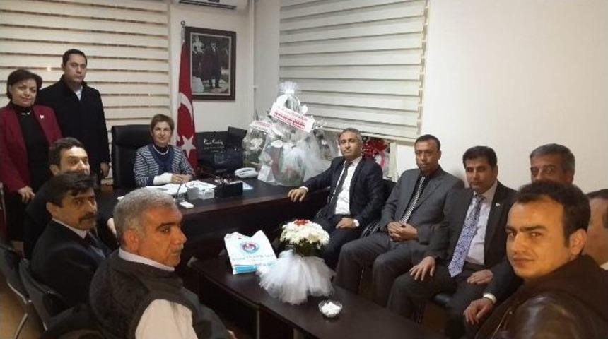 Kamu-sen&rsquo;den Chp İl Başkanı&rsquo;na Hayırlı Olsun Ziyareti