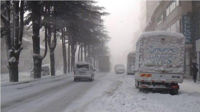 Tatvan’da Yoğun Kar Yağışı