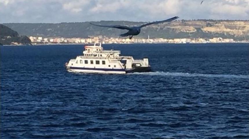 G&ouml;k&ccedil;eada Feribot Seferleri İptal Edildi