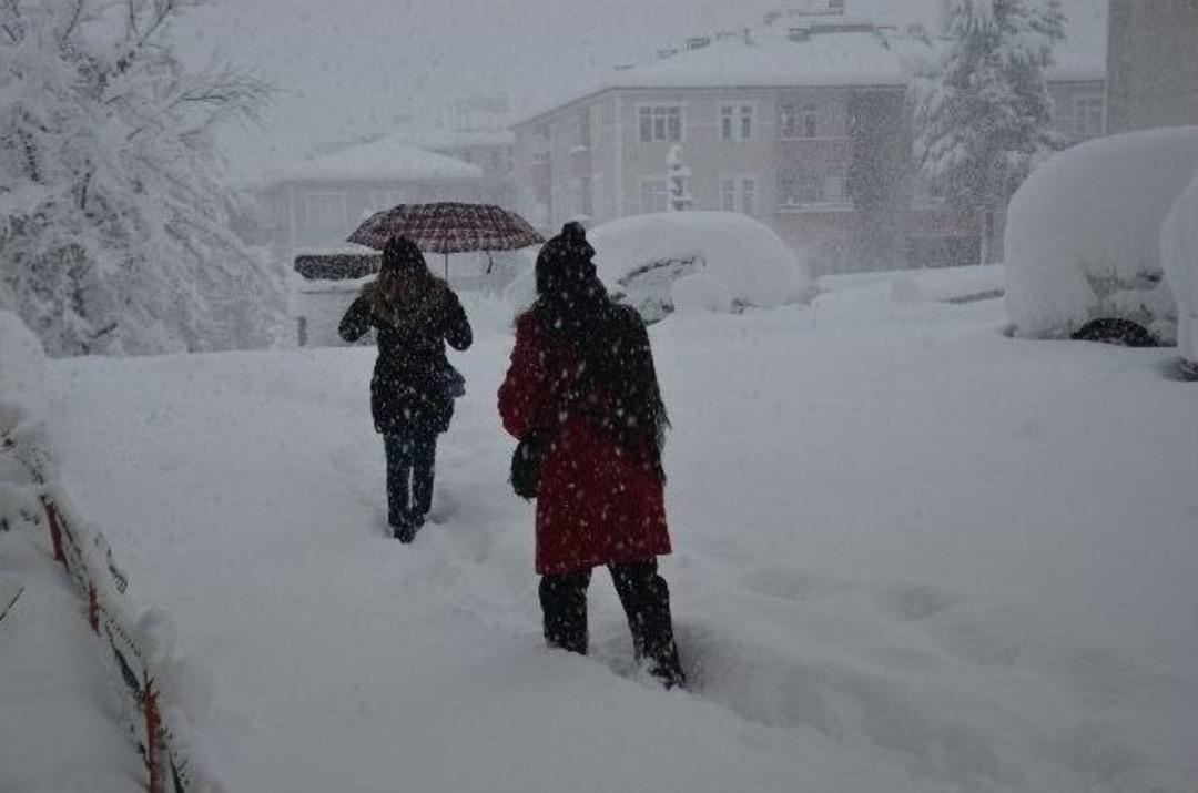 Bafra Kar Altında Kaldı
