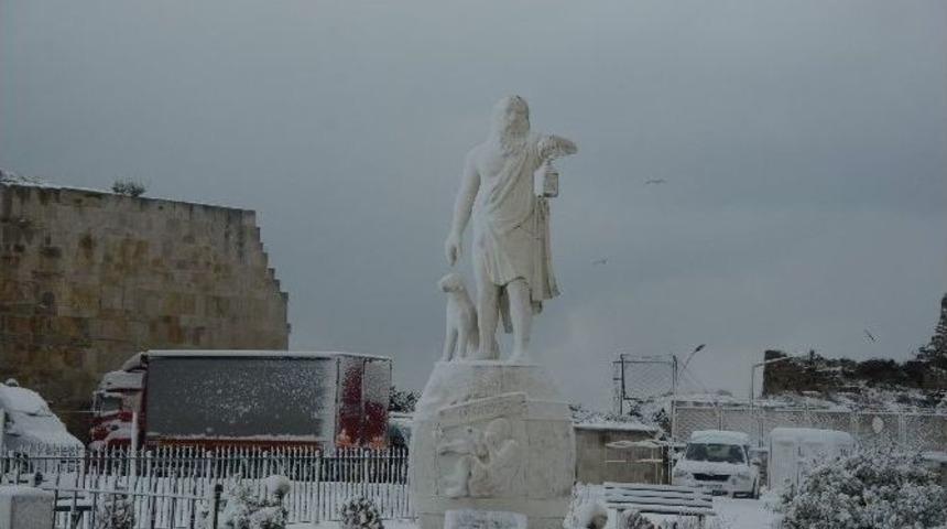 Sinop&rsquo;ta Kar Yolları Kapattı