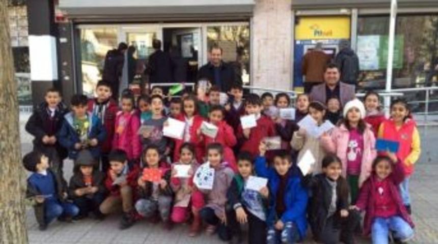 Minik &Ouml;ğrencilerinden Ptt Gezisi