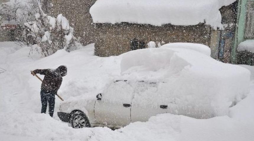 Muş&rsquo;ta Kar Yağışı