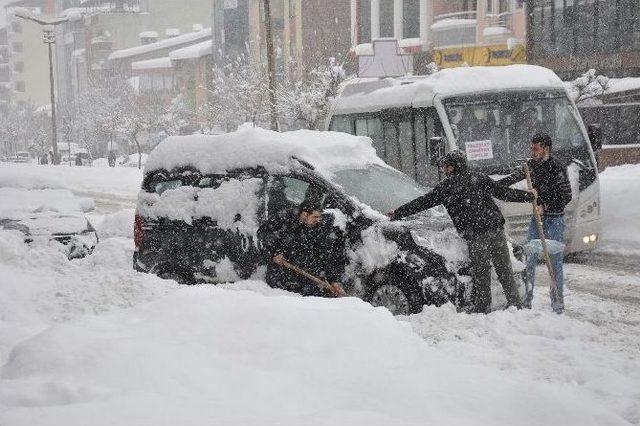 Muş’ta Kar Yağışı