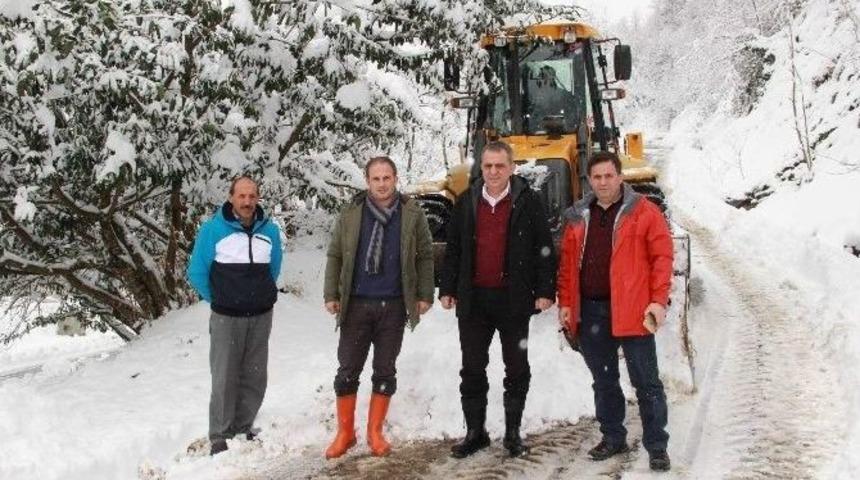 Yomra&rsquo;da Karla M&uuml;cadele &Ccedil;alışmaları