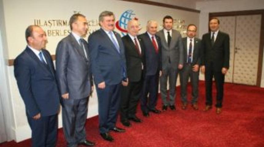 Ak Parti Zonguldak Milletvekillerinden Bakan Yıldırım&rsquo;a Ziyaret