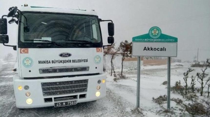 B&uuml;y&uuml;kşehir&rsquo;den Kar Mesaisi