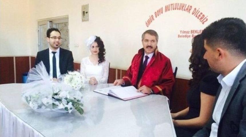 Başkan Bekler Yılın Son Nikahını Kıydı