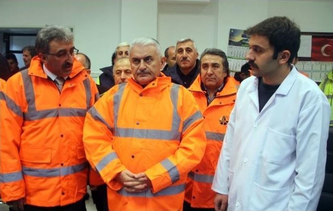 Bakan Binali Yıldırım Bolu Dağı&rsquo;nda