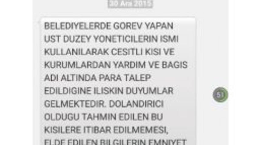 Bursa B&uuml;y&uuml;kşehir Belediyesi&rsquo;nden Dolandırıcılık Uyarısı