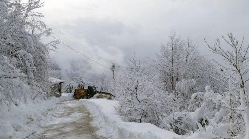 B&uuml;y&uuml;kşehir Belediyesi, Yeni Yıla Karla M&uuml;cadele Ederek Girdi