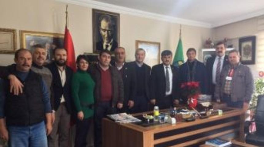 Chp Tepebaşı Teşkilatı, Ziraat Odası Başkanı Buluşan&rsquo;ı Ziyaret Etti