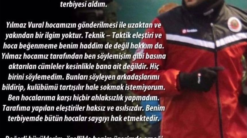 Ahmet &Ccedil;alık&rsquo;tan Yılmaz Vural&rsquo;a Cevap