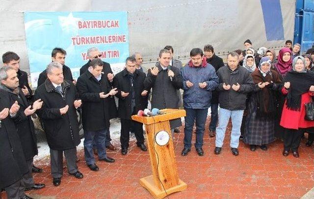 Bayırbucak Türkmenlerine Yılın İlk Yardım Tır’ları Safranbolu’dan Gönderildi