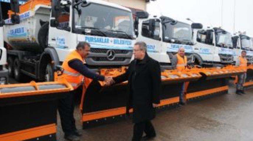 Pursaklar Belediyesi Kış Tedbirini Arttırdı
